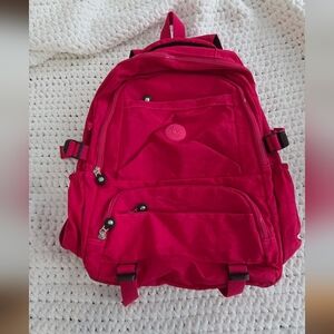 Kipling Vibrant Pink Backpack